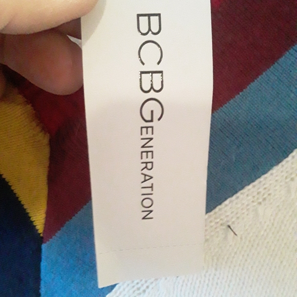 BCBGeneration Womens NEW 6Color Vneck Crop Sweater - Picture 10 of 14